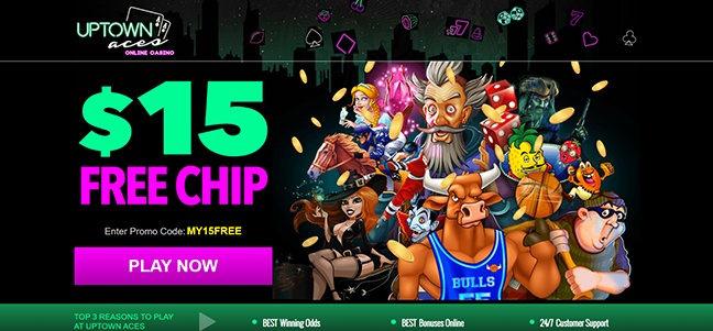 Uptown Aces Casino – Match Bonus on Deposit