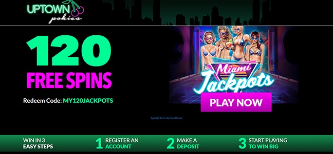 Uptown Pokies Casino - No Deposit Bonus