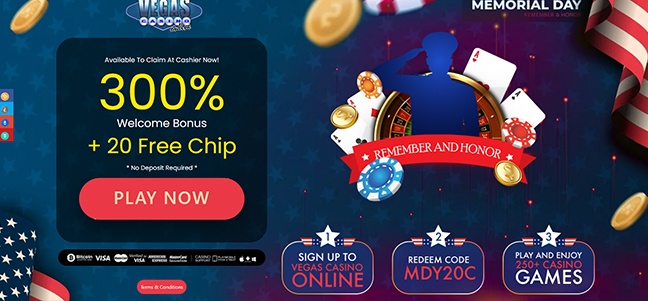 Vegas Casino Online - No Deposit Bonus
