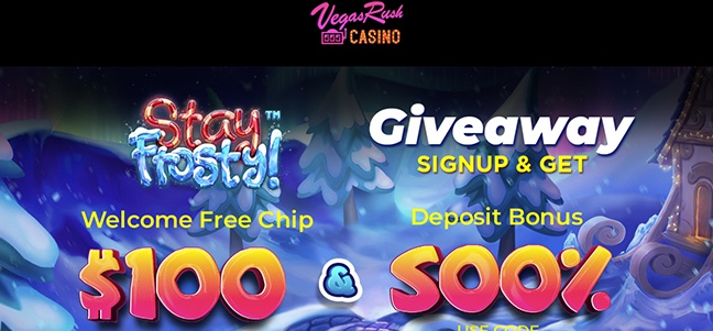 Vegas Rush Casino – No-deposit Bonus Credits