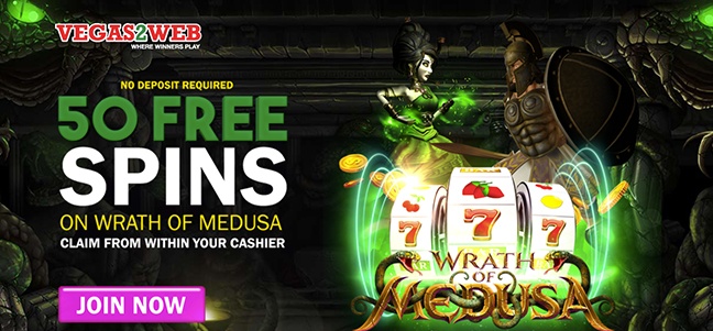 Vegas2Web Casino – No Deposit Free Spins