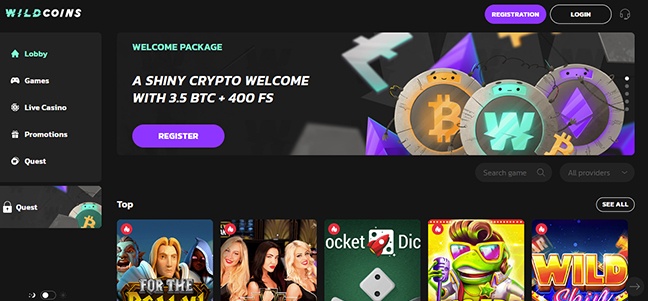 Wild Coins Casino – No Deposit Bonus