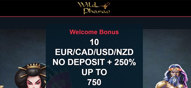 Wild Pharao Casino - Deposit Match Bonus