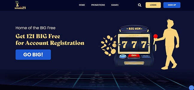 WinBig21 Casino - No Deposit Bonus Spins