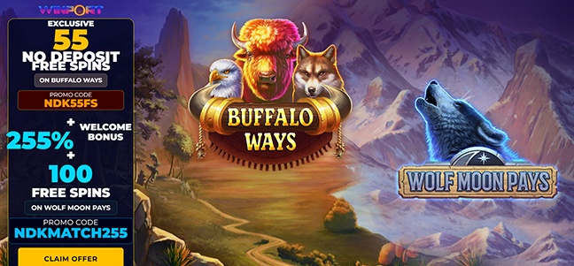 WinPort Casino - No Deposit Bonus Spins