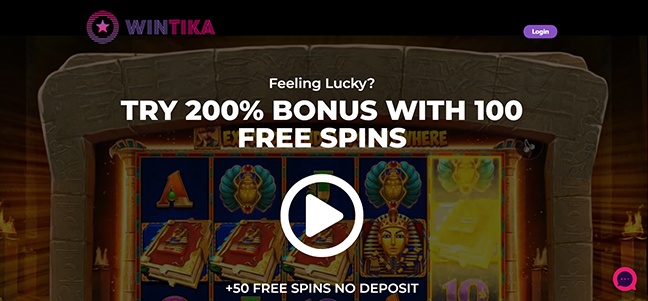 Wintika Casino - No Deposit Free Spins