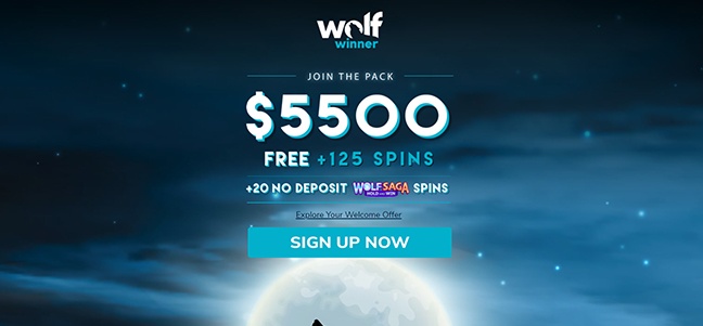 Wolf Winner Online Casino - No Deposit Bonus Spins