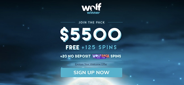 Wolf Winner Casino – No Deposit Free Spins