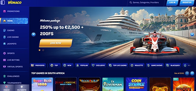 Wonaco Casino – No Deposit Bonus