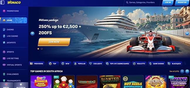 Wonaco Casino – No Deposit Bonus