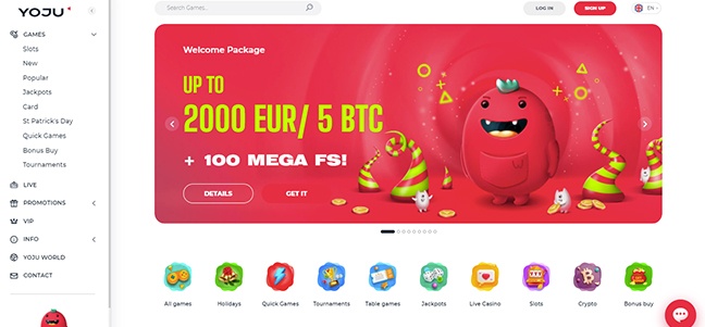 Yoju Casino – No-deposit Free Games